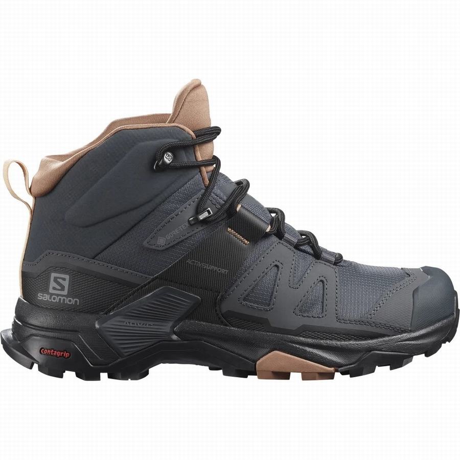 Salomon X Ultra 4 Mid Gore-tex Ghete Trekking Dama Negrii (QLI9685UA)